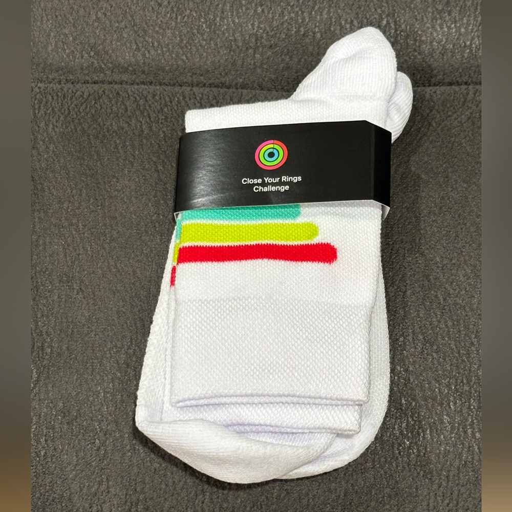 Apple employee “Close Your Rings Challenge” socks